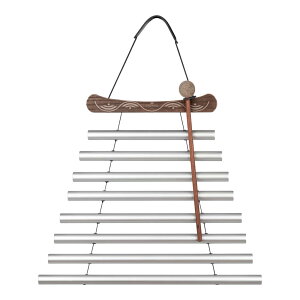 MEINL Sonic Energy Meditation Flow Chime 24 / 60 cm, 432 Hz, 8 Notes, C# Minor, Silver [MFC8CSHMIS]