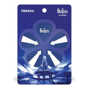 D'Addario The Beatles 1964 Tour Ed Sullivan Stage Guitar Picks / Medium Gauge (.70mm), 10-Pack [1CWH4-10B10]