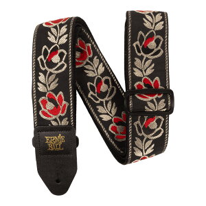 ERNIE BALL #5380 Classic Jacquard Guitar Strap/Bass Strap - Noble Rose