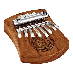 MEINL Sonic Energy Solid Kalimba / 8 Notes - Red Zebrawood, Flower of Life Symbol [KL802FOL]