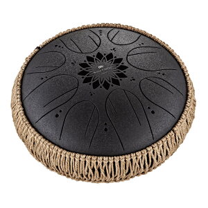 MEINL Sonic Energy 10 Medium Octave Steel Tongue Drum, B Minor, 8 Notes, 432 Hz, Black [MOSTD1BK]