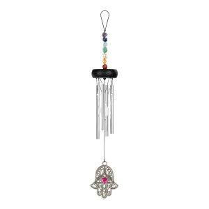 MEINL Sonic Energy Mini Chakra Chime 12" / 30 cm, Hamsa, Silver [HCC12MINI]
