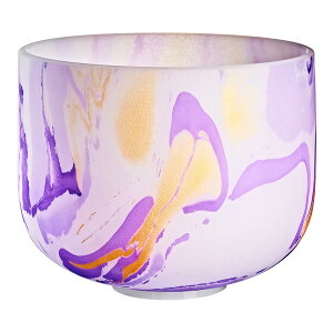 MEINL Sonic Energy 10 Marble Crystal Singing Bowl B4, Purple, 432 Hz, Crown Chakra [MCSB10B]