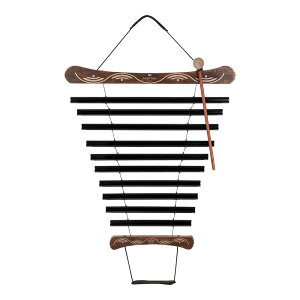 MEINL Sonic Energy Meditation Flow Chime 38" / 95 cm, 432 Hz, 10 Notes, C Minor, Black [MFC10CMIBK]