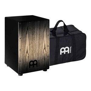 MEINL Headliner Series Snare Cajon, Charcoal Black Fade [MCAJ100BK-CBF+]