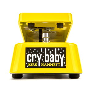 Jim Dunlop KH95Y KIRK HAMMETT CRY BABY WAH YELLOW SPARKLE EDITION