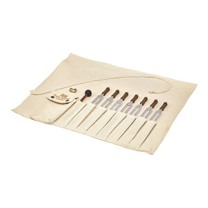 MEINL Sonic Energy Therapy Tuning Fork Chakra Set, incl. Rollup Bag & Tuning Fork Vibration Foot [TTF-SET-CHA-R]