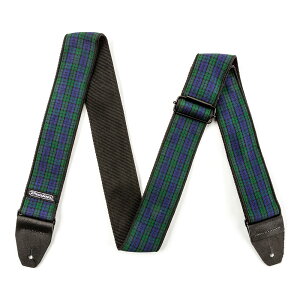 Jim Dunlop JACQUARD BLACK WATCH PLAID STRAP [D67-31]