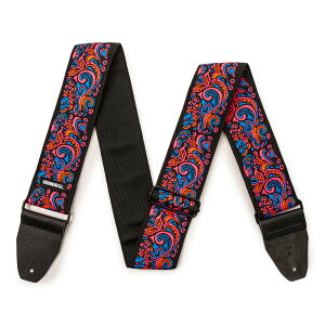 Jim Dunlop JIMI HENDRIX BLACKLIGHT LOVE DROPS PINK STRAP [JH28]