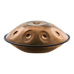 MEINL Sonic Energy Sensory Handpan, Stainless Steel, Bb2 Amara, 9 Notes, 432 Hz, Vintage copper, Engraved design [HPSTL93CU]