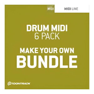 TOONTRACK DRUM 6MIDI - 6 PACK BUNDLE [���[���[�i]
