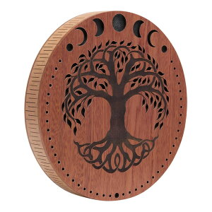 MEINL Sonic Energy 10 Rain Disk, Stream Sound, Moon Phases & Tree of Life Carving [RDS10MTOL]