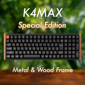 Keychron K4 MAX QMK ���C�����X�J�X�^���E���J�j�J���L�[�{�[�h