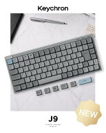 Keychron J9 ワイヤレス・メカニカルキーボード_マルチペアリング_75%_オフィス_テレワーク_macOS_Window…