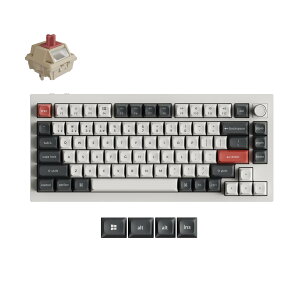 Keychron Q1 Ultra 8K ���C�����X�J�X�^�����J�j�J���L�[�{�[�h_�}���`�y�A�����O_75%_�Q�[�~���O_�I�t�B�X_�e�����[�N_����L�[�{�[�h_ZMK/VIA_�z�b�g�X���b�v_�K�X�P�b�g�\��_macOS_Windows_iOS_Android_Lin