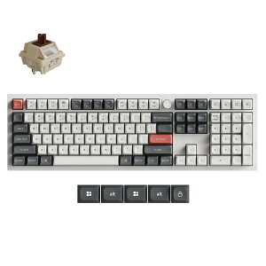 Keychron Q6 Ultra 8K ���C�����X�J�X�^�����J�j�J���L�[�{�[�h_�}���`�y�A�����O_�t���T�C�Y_�Q�[�~���O_�I�t�B�X_�e�����[�N_����L�[�{�[�h_ZMK/VIA_�z�b�g�X���b�v_�K�X�P�b�g�\��_macOS_Windows_iOS
