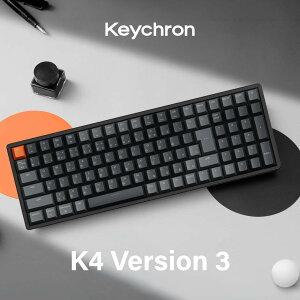 Keychron K4 Version 3 QMK ���C�����X�J�X�^���E���J�j�J���L�[�{�[�h_�}���`�y�A�����O_96%_�I�t�B�X_�e�����[�N_����L�[�{�[�h_QMK_�z�b�g�X���b�v_macOS_Windows_iOS_Android_Linux_PBT�L�[�L���b�v_�l�C