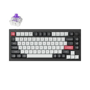 Keychron Q1 HE �}�O�l�b�g�X�C�b�`���� QMK ���C�����X �J�X�^���L�[�{�[�h