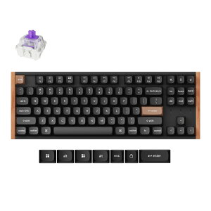 Keychron K8 HE �}�O�l�b�g�X�C�b�`���� QMK ���C�����X �J�X�^���L�[�{�[�h