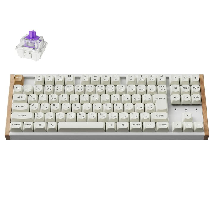 楽天市場】Keychron K8 HE マグネットスイッチ搭載 QMK ワイヤレス 