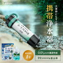 ＼8000Lろ過量★除去率99.9999%／ Greeshow 携帯浄水器 防災 8000L 高性能 水 濾過器 携帯用 浄水器 アウトドア 災害…