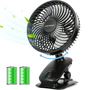 KEYNICE �N���b�v ��@ ��� �T�[�L�����[�^�[ ���^ �A����� �[�d��USB��@ ������U�� �N���b�v�t�@�� �R�[�h���X 360�x�p�x���� ���É� �~�j��@ DC���[�^�[ ��C�z�� ���C ����4�i�K��
