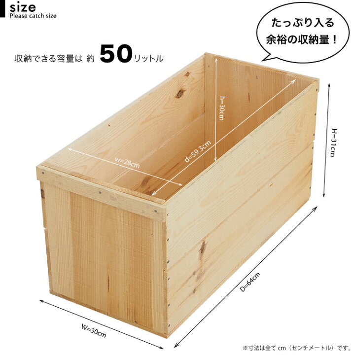 楽天市場】【2箱セット 送料無料】りんご箱 新箱 取手付き 荒仕上げ 木 
