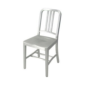 エメコ ネイビーチェア /E1006/ emeco navy chair / カラー:シルバー(光沢なし) 海軍 ベティー・グレイブル グレッグ・バックバインダー アルミニウム フィリップ・スタルク コカコーラ /