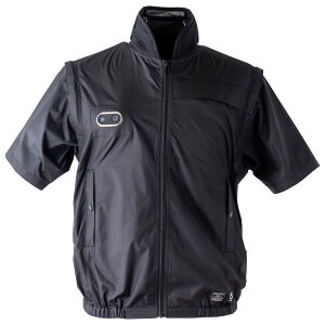 ペルチェ半袖ウエア ファン付き作業服 バッテリー ペルチェ ハイブリッド ファンセット ジャケット 空調作業服 ワークウエア チタン加工 消臭 UVカット 紫外線カット 夏 暑さ対策 猛暑 涼し