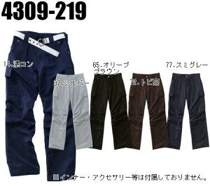 TORAICHI �Ј� �J�[�S�p���c ���[�N�p���c 4309-219 �s���X�g���C�v ���̖D�� �^�t �ʔN ��ƒ� �����Y �󒍔���