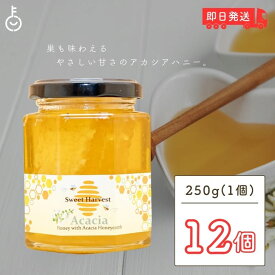 【タイムセール実施中！】 スイートハーベスト アカシアはちみつ巣入り ×12 アカシア はちみつ ハチミツ honey アカシア蜂蜜 はちみつ巣入り 巣入り トースト パン パンケーキ ケーキ アイスクリー ヨーグルト チーズ 朝食 食品 ハンガリー産 ハンガリー