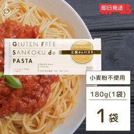 【レビュー投稿で500円OFFクーポン】 創健社 三穀deパスタ 180g グルテンフリー 三穀 パスタ スパゲッティ スパゲッティー マクロビ ビーガン ヴィーガン タピオカ 麺 うるちきび うるちあわ ひえ きび あわ 米粉 送料無料 ランキング ブラックフライデー2025
