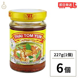 ナンファー トムヤムペースト 227g 6個 トムヤムスープ トムヤムクン 調味料 エスニック料理 だし タイ料理 スープ ペースト トムヤム ペースト 辛味 父の日 早割