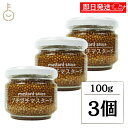 【マラソン限定！最大2000円OFF】 マスタード ファインドニューズ プチプチマスタード 100g 3個 粒マスタード 大粒 粒…