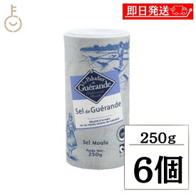 【マラソン限定！最大2000円OFF】 ゲランドの塩 顆粒 250g 6個 セルマランド ゲランド しお シオ 調味料 食塩 送料無料 フランス ブルターニュ地方 ゲランド塩田 海塩 天日塩 天然物 あら塩 顆粒状 ボックスタイプ ランキング2026 ポイント消化 福袋