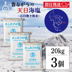 y}\Iő2000~OFFz JzẢ ΉP҂ 20kg ×3 JzA    \g salt V xgỉ ~l V VR C100% xgi Ɩp 傫    