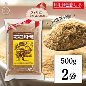 【レビュー投稿で500円OFFクーポン】 マスコバド糖 500g 2袋 保存料 着色料 香料 化学調味料 無添加 オルタートレードジャパン フェアトレード マスコバド黒砂糖 黒砂糖 さとうきび サトウキビ