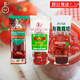 【ポイント5倍！1/25 23:59まで】 創健社 ジロロモーニ 有機トマトケチャップ 有機ケチャップ 光食品 トマトケチャップ 300g 各1個 計3本 グルメギフト 調味料 セット ギフト 詰め合わせ 使い比べ 料理 便利 福袋 ギフト セット商品 業務用 大容量