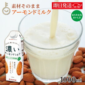 【マラソン限定！最大2000円OFF】 筑波乳業 濃いアーモンドミルクたっぷり食物繊維1000ml 1本 アーモンドミルク アーモンド ミルク 濃い 植物繊維 植物性ミルク 植物性 添加物不使用 乳製品不使用 砂糖不使用 パック 送料無料 ランキング2026 福袋 父の日 早割 送料無料