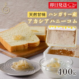 【レビュー投稿で500円OFFクーポン】 スイートハーベスト 豊産業 アカシアハニーコム 400g 1個 巣蜜 コムハニー アカシア はちみつ ハチミツ honey アカシア蜂蜜 トースト パン パンケーキ ケーキ アイスクリー ヨーグルト チーズ 朝食 食品 ハンガリー産 ハンガリー 福袋