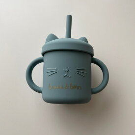 【在庫処分特価 30%OFF】 選べるカラー シリコンストローマグ 食洗器対応 kawaiizou kawaii&born 食洗器対応 オリジナルストローマグ 赤ちゃん ネコちゃん 持ち運び 子供服kawaiiZOU ねこマグ 韓国 ベビー用品 こぼれにくい 保存容器 ランキング2026 福袋