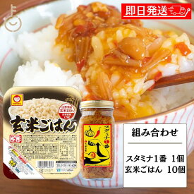 【レビュー投稿で500円OFFクーポン】 セット 組み合わせ 詰め合わせ マルちゃん 玄米ごはん 160g 10個 スタイチなめ茸 400g 1個 ご飯のお供 ごはんの具 ご飯 ごはん お供 おかず 具2026 ポイント消化 福袋