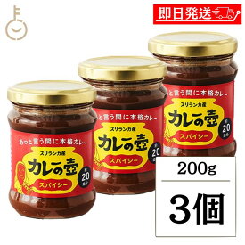 【マラソン限定！最大2000円OFF】 第3世界ショップ カレーの壺 スパイシー 200g 3個 やさい ベジタリアン シーフード チキン カレーペースト カレールー 第三世界ショップ スリランカカレー 本格派 時短 レシピ付き グルテンフリー 動物性原料 化学調味料 お中元2025