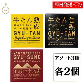 【レビュー投稿で500円OFFクーポン】 木の屋石巻水産 牛たん すね肉 組み合わせ 3種 各2個 缶詰 牛たん デミグラスソース煮込み 粗挽きスパイスカレー煮込み 山形牛 すね肉 和風醤油煮込み ギフト 非常食 備蓄 アソート まとめ買い ポイント消化 送料無料 福袋