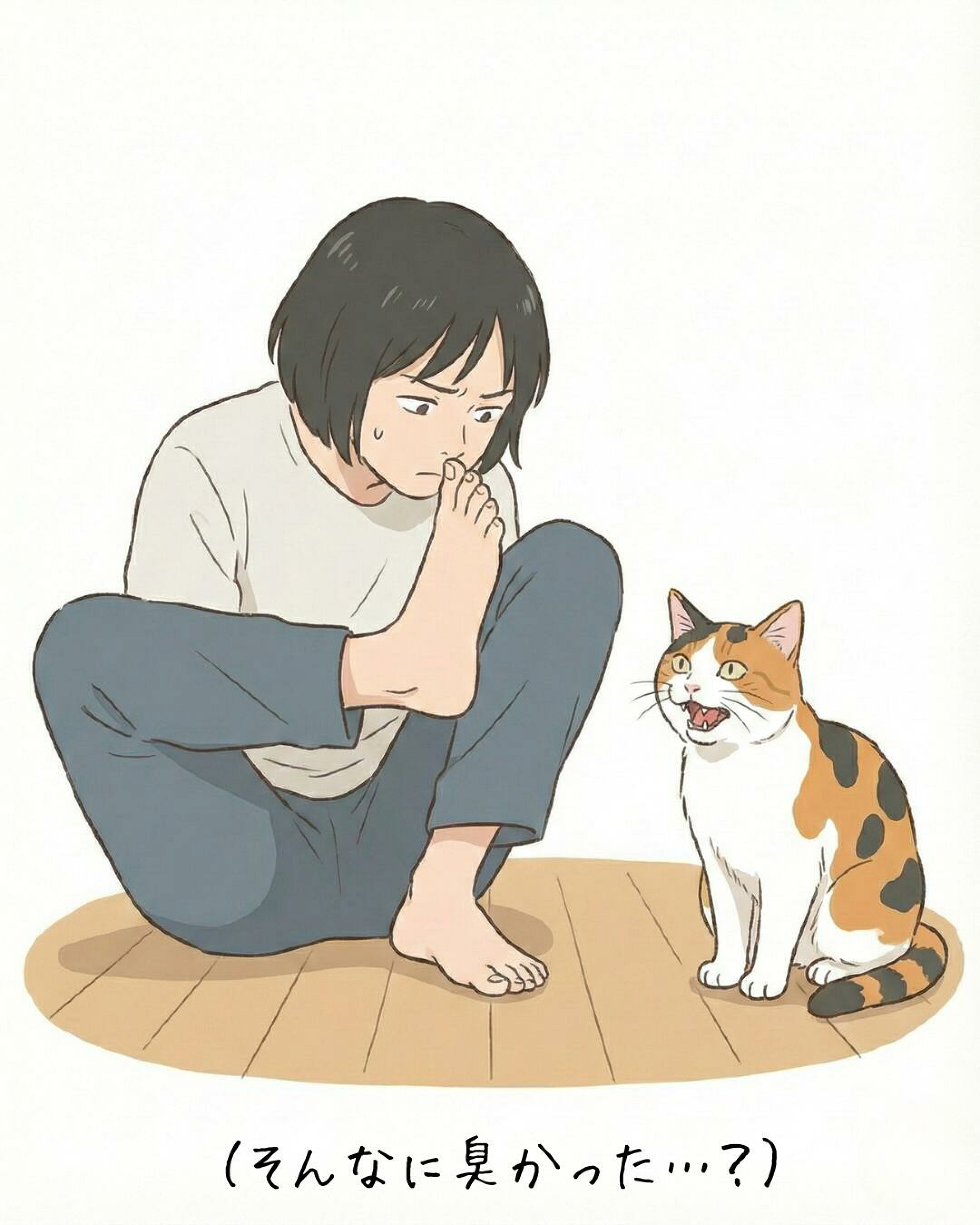 猫のあるあるを漫画でしょうかい。フレーミング反応