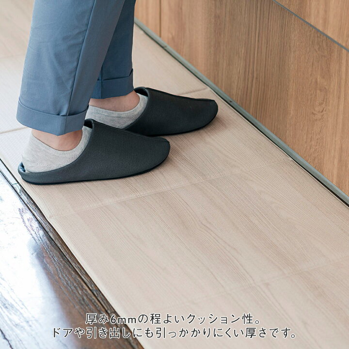 楽天市場】【KEYUCA公式店】ケユカ 拭けるキッチンマット木目 3サイズ 