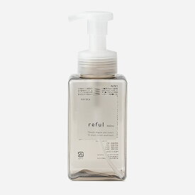 【KEYUCA公式店】ケユカ reful バブルボトル 360ml[ソープディスペンサー 詰め替えボトル ソープボトル ディスペンサー シンプル ディスペンサーボトル 角型 収納 お風呂 風呂 ボディソープ 詰替え 詰替ボトル 泡タイプ ボトル ハンドソープ シャンプー 泡 ソープ 新生活]