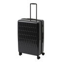 【KEYUCA公式店】【在庫限り】ケユカ Wafleスーツケース 80L ネイビーブルー [キャリーバッグ ラゲージバッグ TSロック ポリカーボネート素材 旅行鞄 旅行バッグ おしゃれ シンプル モダン キャリーケース 通販 楽天]