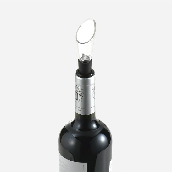在庫限り ポアラー ワインストッパー ワイングッズ ワイン雑貨 注ぎ口 ワイン 空気 酸化 赤ワイン デキャンディング Qdtek Vn