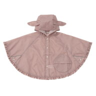 【ラッピング対象】【KEYUCA公式店】ケユカ キッズレインポンチョ ウサギ ピンク[子供用 雨具 合羽 リフ…